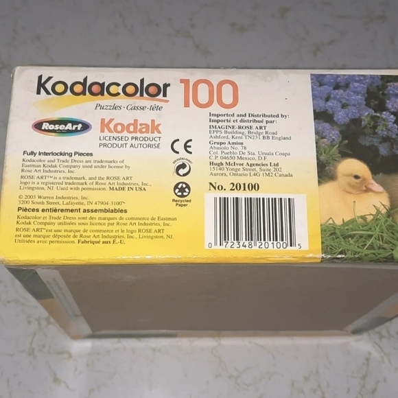 Kodacolor Ducklings Duck Puzzle 100 Piece Sealed - Picture 3 of 3